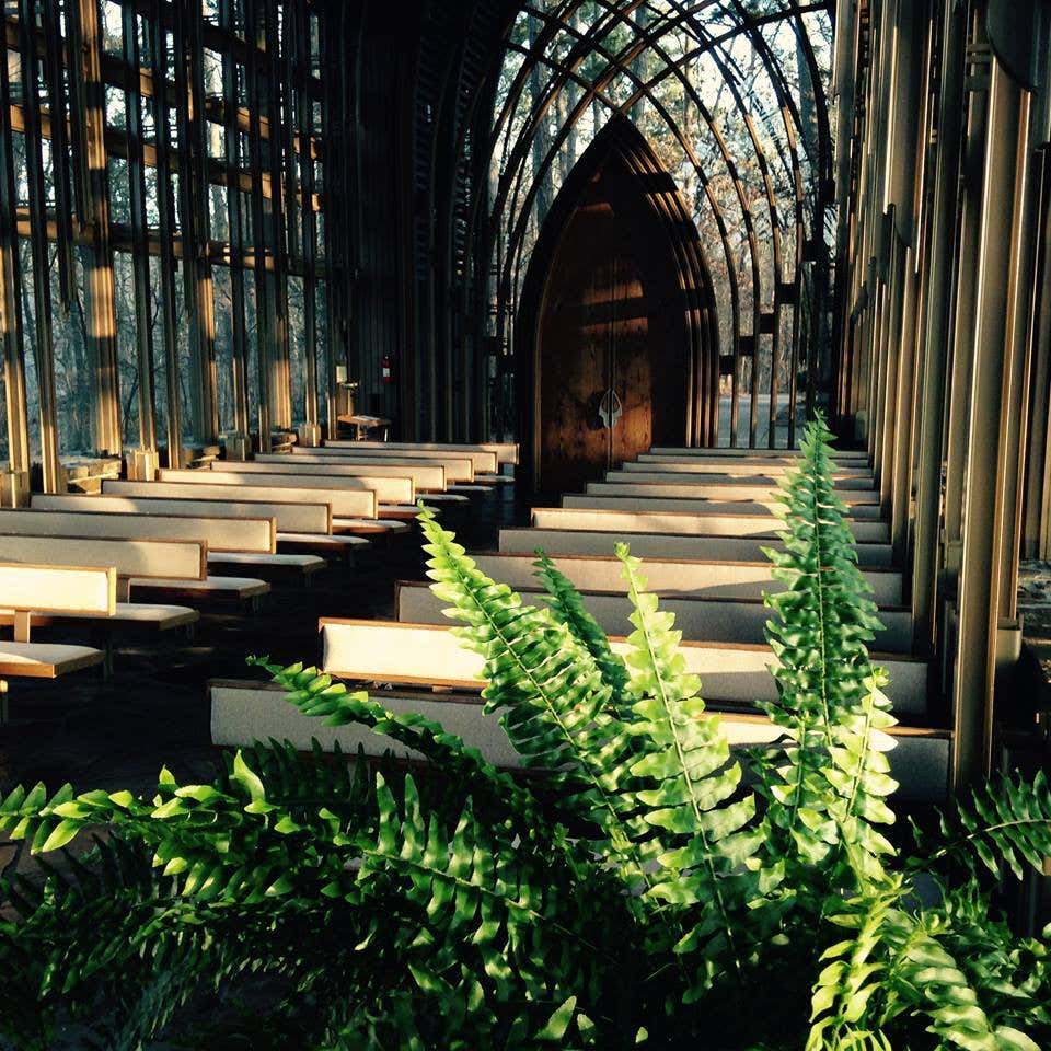 The true story behind America's enchanted glass chapels Roadtrippers