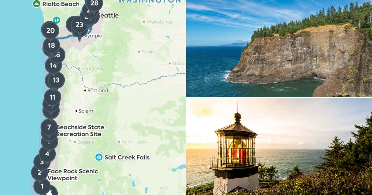 Pacific Coast Highway: Oregon - Washington