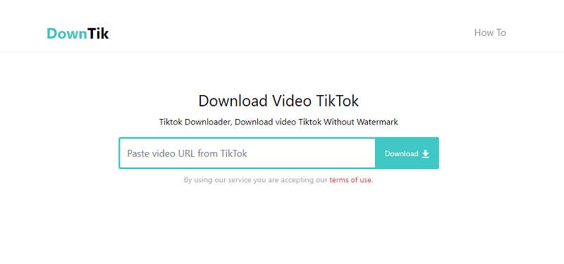 DownTik TikTok Downloader