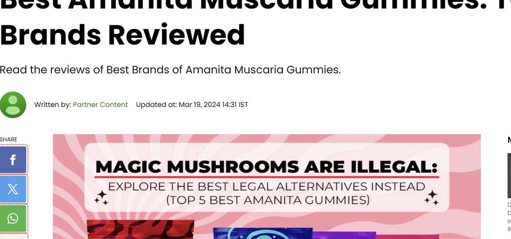 Amanita Muscaria Gummies